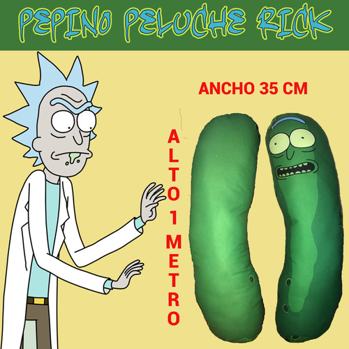 Pepinillo Pepino Rick Almohada