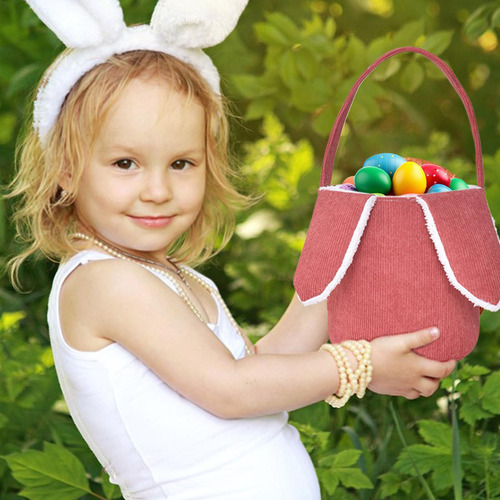 Canasta De Conejito De Pascua Bolsas De Cubo De Pascua Con O