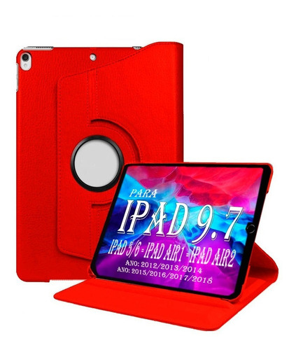 Capa Para iPad 5/6 A1822 A1823 A1893 A1954 +caneta 15%off Cor Vermelho