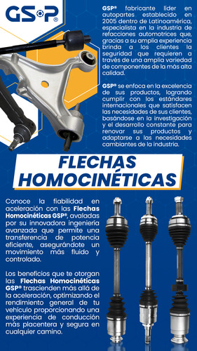 Flecha Tracción Del Pasajero 1011 Mm Maxima 2016_2019 | Gsp