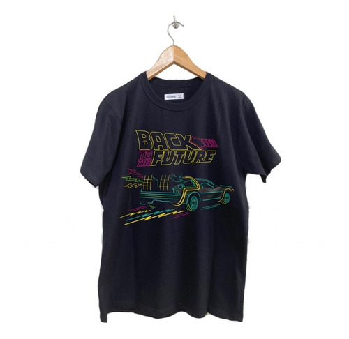 Remeras Estampadas Dtg Full Hd Volver Al Futuro Neon Pelis