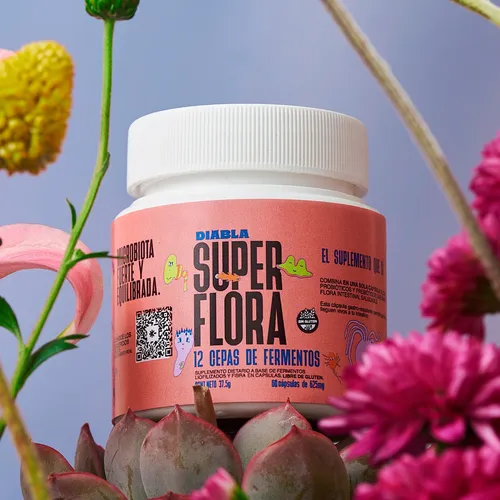 Better Diabla Super Flora Probióticos Suplemento X60c 6c