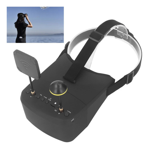 Gafas Fpv Con Dvr 40ch 5'' Para Fpv Quadcopter Drones 5.8ghz
