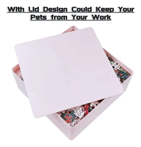 Puzzle Sorter Multicolor – Clasificador de Piezas de Rompecabezas 🧩 Son 6 bandejas de plastico que permiten ahorrar espacio para separar las piezas por forma o color y facilitar así el