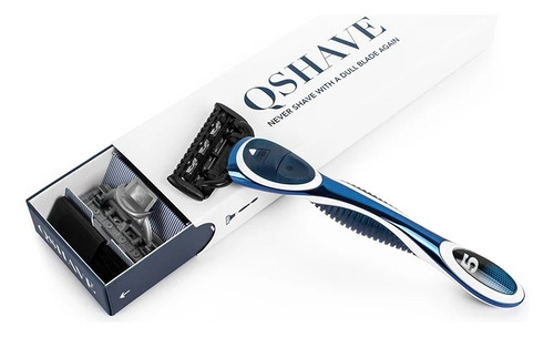 Qshave Afeitadora Manual - Cuchillas De 3 Y 5 Capas Calidad