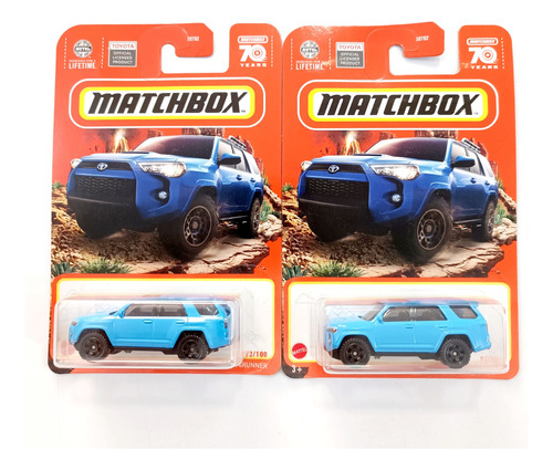 Matchbox Toyota 4runner Azul 2023 (pack 2)
