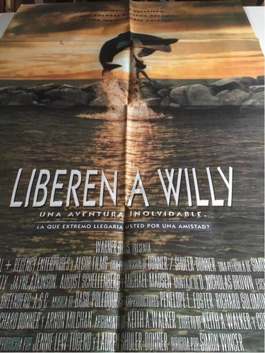 Poster Liberen A Willy (la Orca Es Keiko) 1993