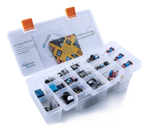 Mega R3 Board Atmega 2560 Y Elegoo - Kit De Módulos De Senso