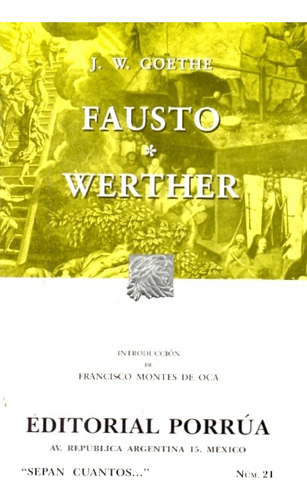 Fausto - Werther (21) - Goethe, Johann Wolfgang Von