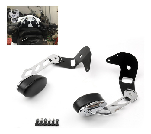 2 Passenger Armrests Kit Para Honda Gl1800 Goldwing 01-17