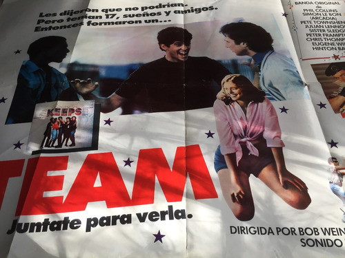 Team Poster Harvey Weinstein Mus Simon Le Bon Phil Collins  