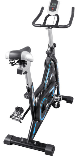 Bicicleta fija Centurfit Estandar MKZ-BICI8815-8KG color negro y celeste