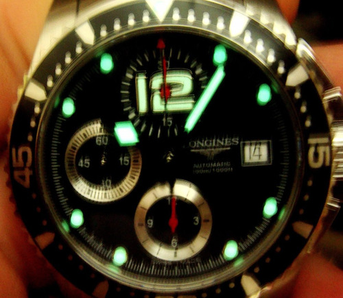Longines Hydroconquest Cronógrafo Auto Black L3.644.4