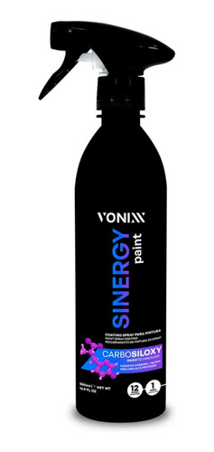 Synergy Vonixx Paint Vitrificador Automotivo Em Spray 500 Ml