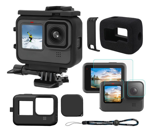 Kit Accesorio Proteccion Para Gopro Hero 10 9 Carcasa