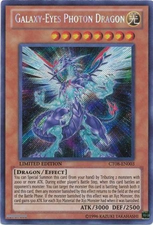 Yugioh! Galaxy-eyes Photon Dragon - Ct08 (secret Rare)