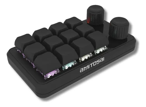Amitosai Mini Teclado Bt Programable 3 Capas Led