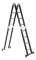 Comprar Escaleras Aluminio Andamio Multifuncion 16 Escalones - Negra