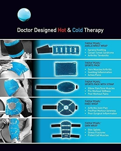 Imagen 3 de 3 de Thera Pearl Gel Frio Calor Lumbar C/sujetador Full