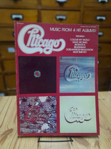 Álbum De Partituras Chicago Music From 4 Hits Álbums Piano/v