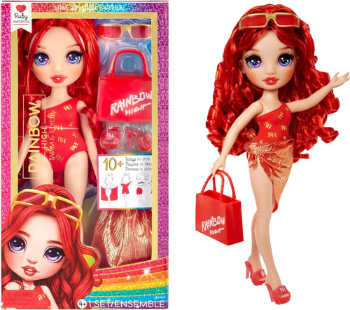 Rainbow High Swim & Style Ruby Anderson Mga Entertainment