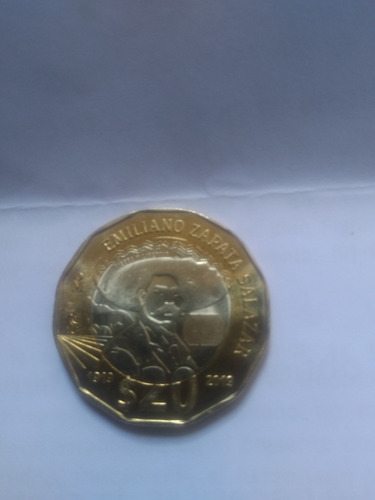 Moneda De  20 Peso De Venustiano Carranza