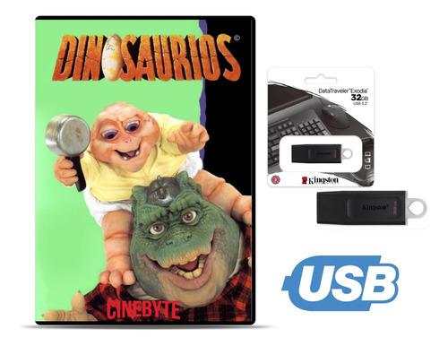 Dinosaurios (los Sinclair) / 4 Temporadas En Usb 32 Gb 