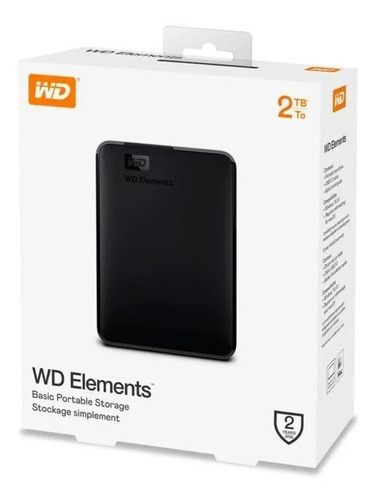 Disco Duro Externo Wd Elements 2tb  Portatil Usb 3.0 Nuevo