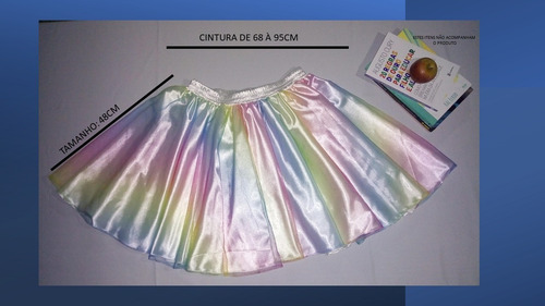 Imagem 1 de 5 de Saias E Jardineiras Coloridas Para Volta Às Aulas. Encomenda
