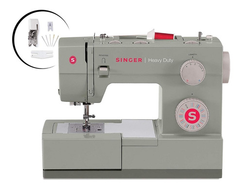 Singer 4452 Heavy Duty Máquina Coser Industrial 32 Puntadas