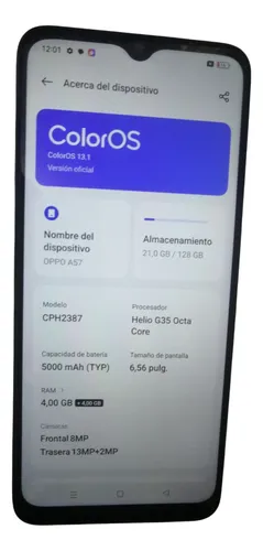 Oppo A57 128gb (Usado)