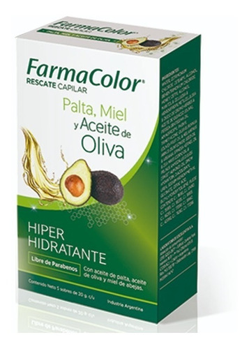 Farmacolor Rescate Capilar Palta Oliv X Caja. De Fábrica.