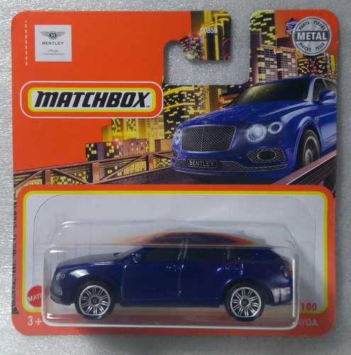 Matchbox Bentley Bentayga 1a Edición Azul Nueva Sellada