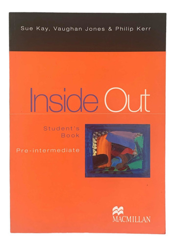 Libro De Ingles. Inside Out. Student´s Book+cd. Pre-interme (Usado)