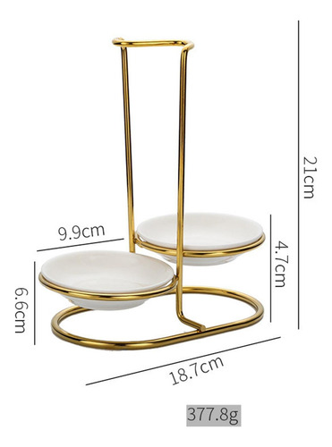 Soporte Para Cuchara, Soporte Vertical Para Redondo Doble