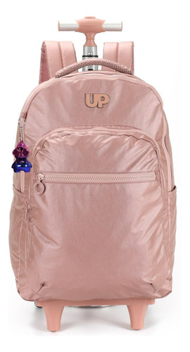 Mochila escolar Up4you Luxcel MC47244up metálica