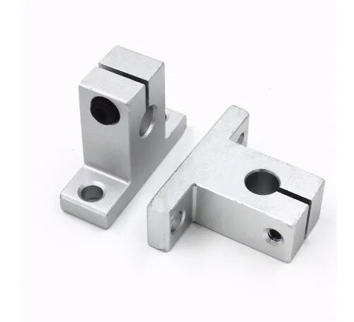 Tecneu 2 Piezas Soporte Sk8uu Sk8 Guia Lineal Varilla 8mm Cnc Impresora 3D Aleación de Aluminio