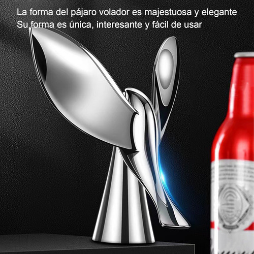 Acero Inoxidable De Abridor De Botellas Pájaro Equilibrado