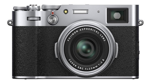 Imagem 1 de 3 de  Fujifilm X100V FF190003 compacta avançada cor  prateado
