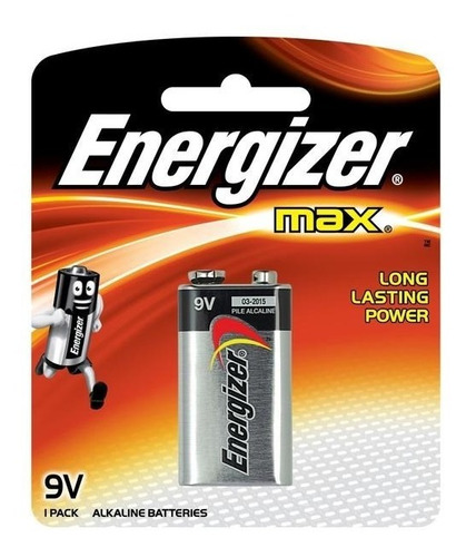 Bateria Energizer 9v1 X Unidad