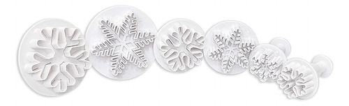 Dadam - Cortadores De Galletas Con Diseño De Copos De Nieve