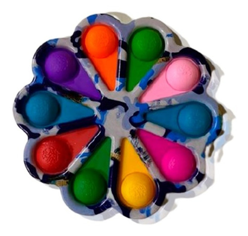 Pop It + Spinner 2en1 Gigante Antiestres Fidget Toy Sensoria