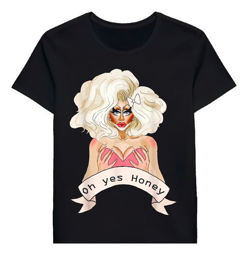 Remera Drag Queen Doll Face Oh Yes Honey 78508153