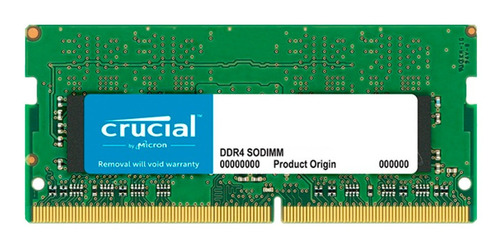 Memoria RAM color verde 8GB 1 Crucial CB8GS2666
