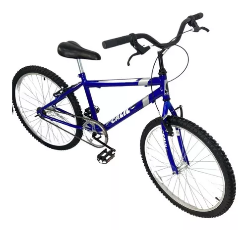 BICICLETA MOUNTAIN BIKE ARO 24 MASCULINA - AZUL