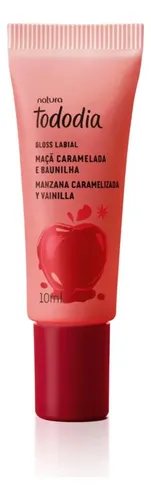 Gloss Labial Natura Tododia Maçã Caramelada E Baunilha 10 Ml