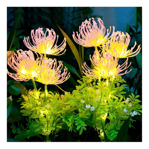 Led Solar Lámpara Decorativas De Jardín Impermeable Flores