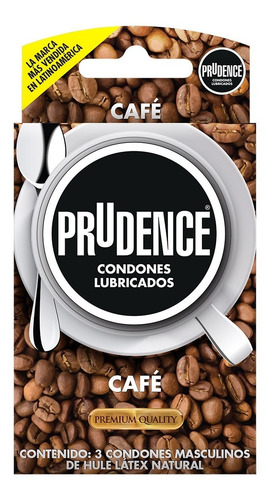 Imagen 1 de 8 de Nuevo Prudence Café Preservativos Caja Con 3 Condones