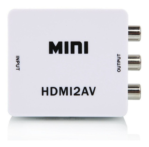 Conversor Hdmi A Rca Video Compuesto Pc A Tv Tubo Garantia