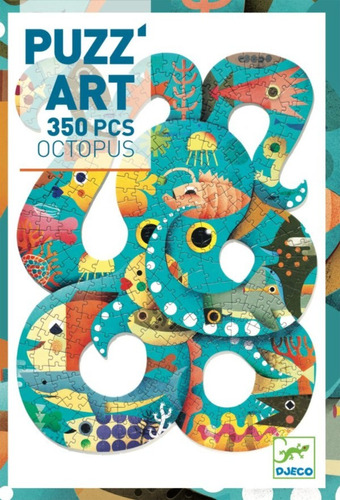 Rompecabezas Puzzle Octopus Pulpo Arte Djeco 350 Pcs Animal
